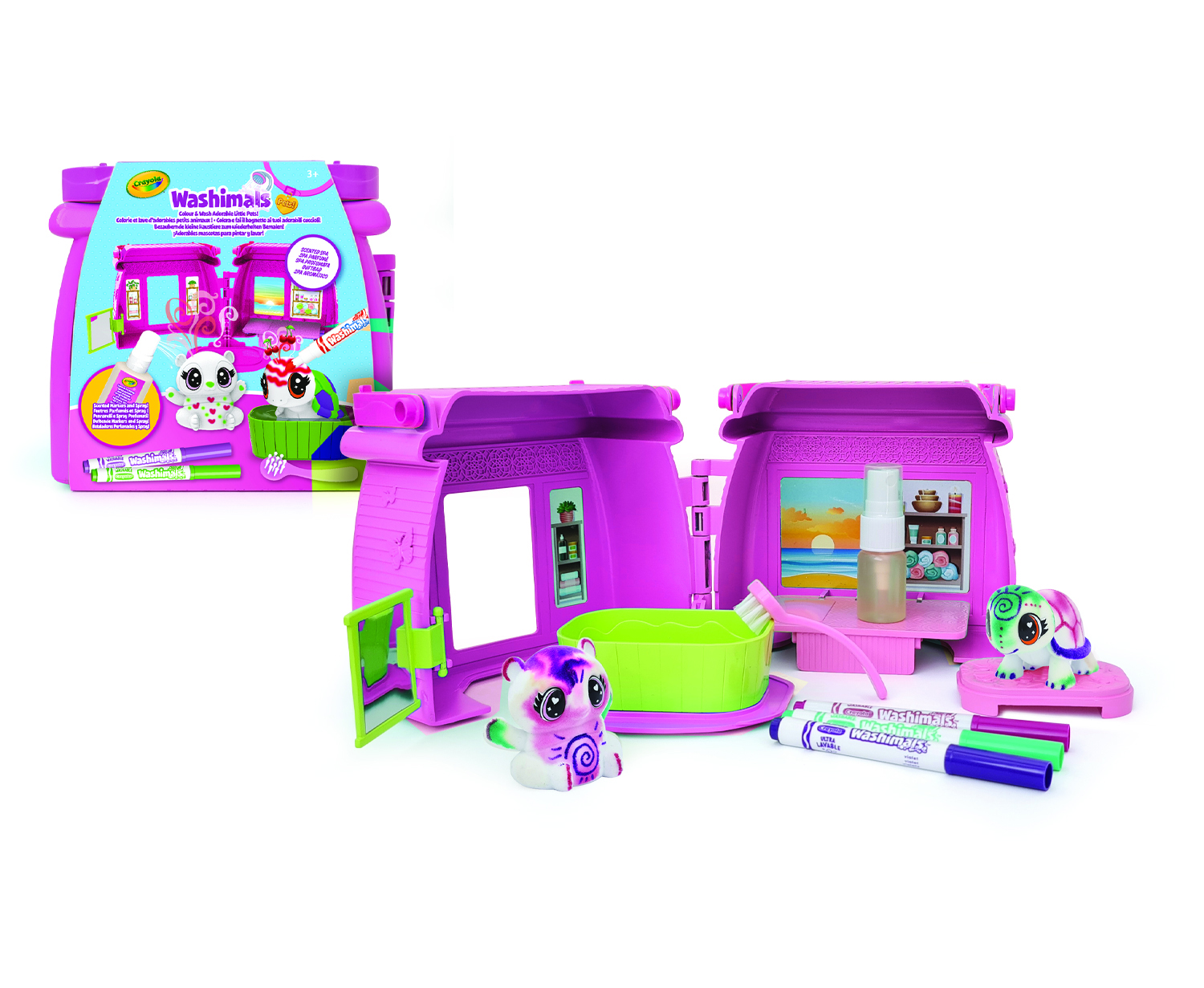 crayola washimals pet spa perfumado