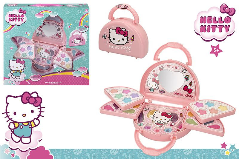 hello kitty set bolsito maquillaje