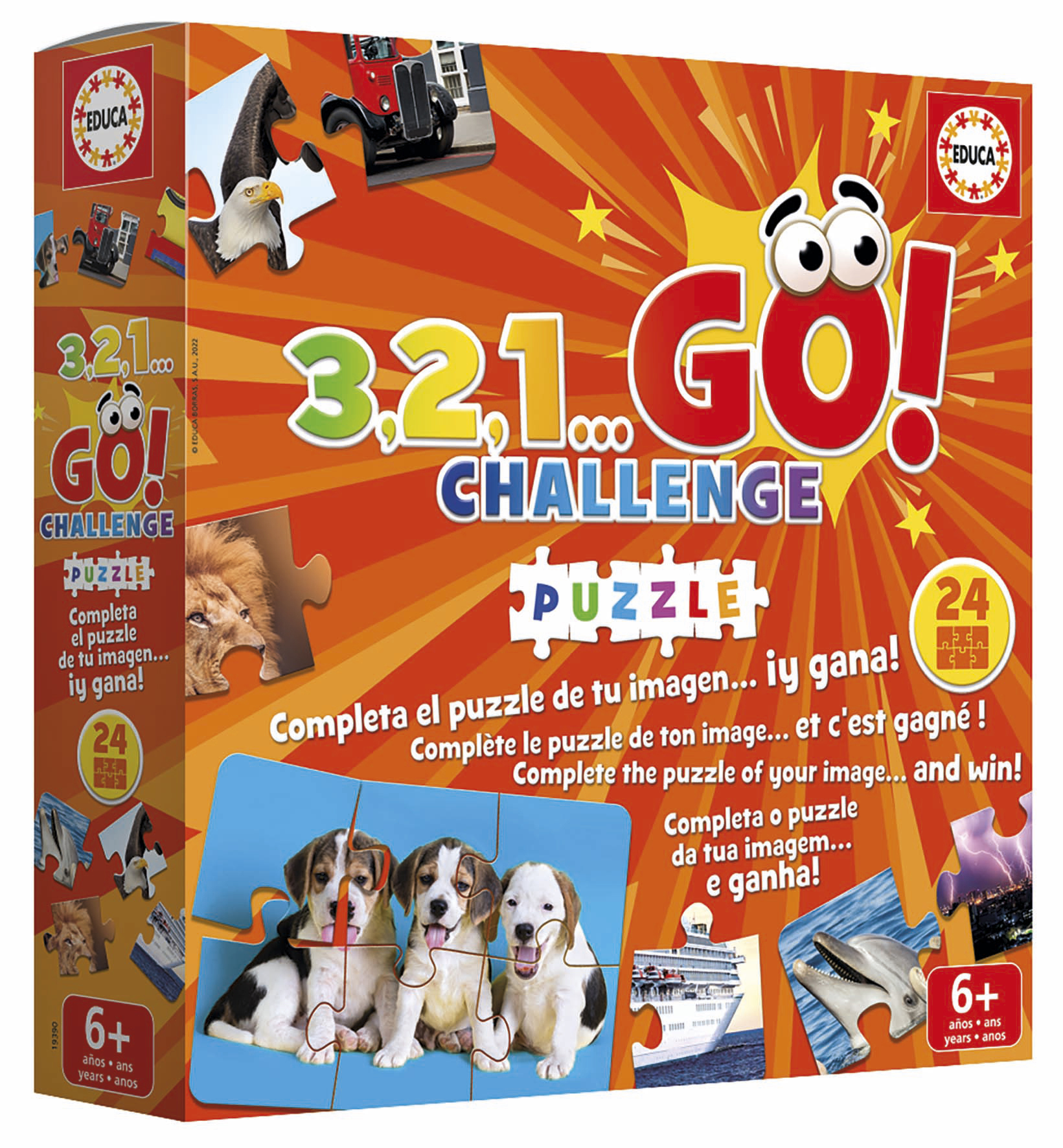 3,2,1, go challenge -puzzle (educa - 19390)