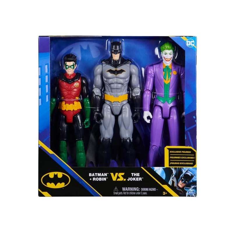 batman pack de 3 figuras de 30 cm   ( spin master - 6064967 )
