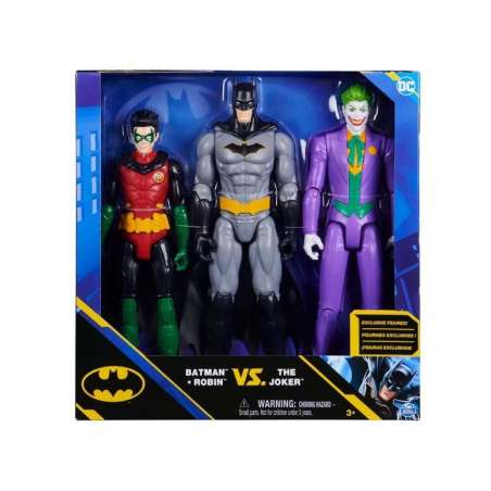 batman pack de 3 figuras de 30 cm ( spin master - 6064967 )