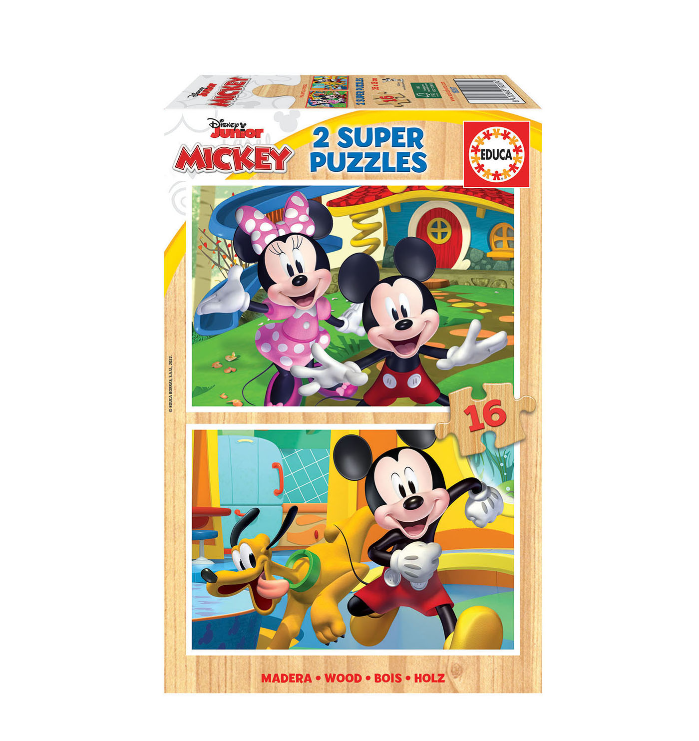 puzzle 2x16 pzas mickey & minnie (educa - 19287)