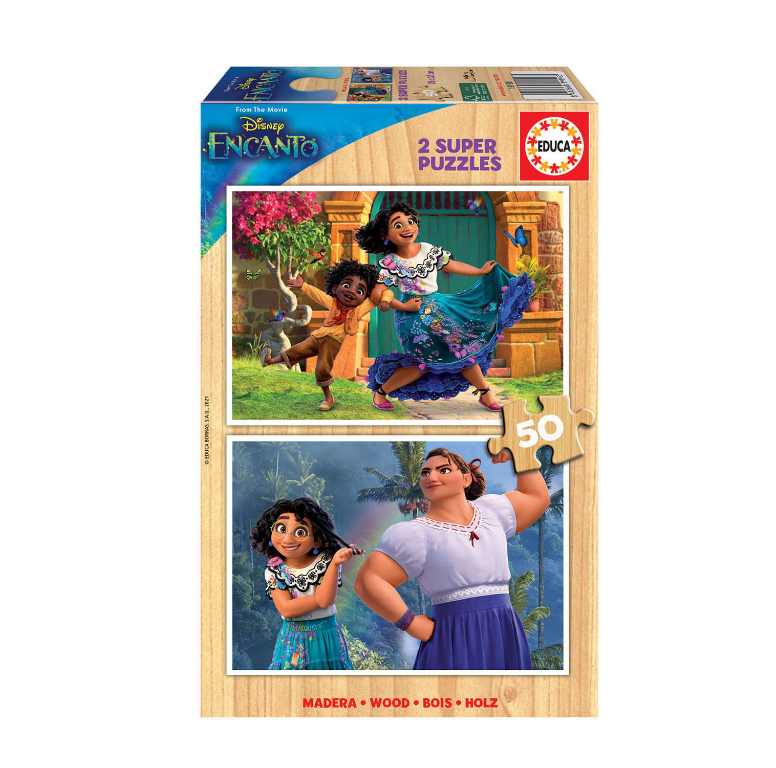 puzzle 2x50 pzas encanto disney (educa -19198)
