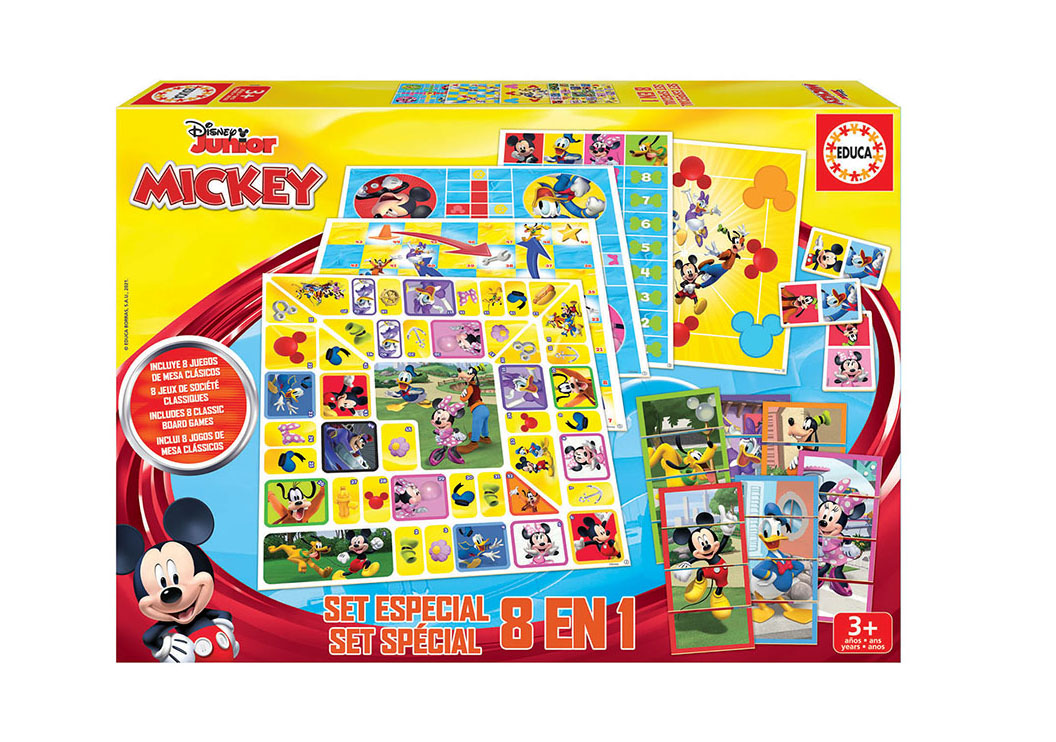 educa set 8 en 1 mickey & friends ( 19100)