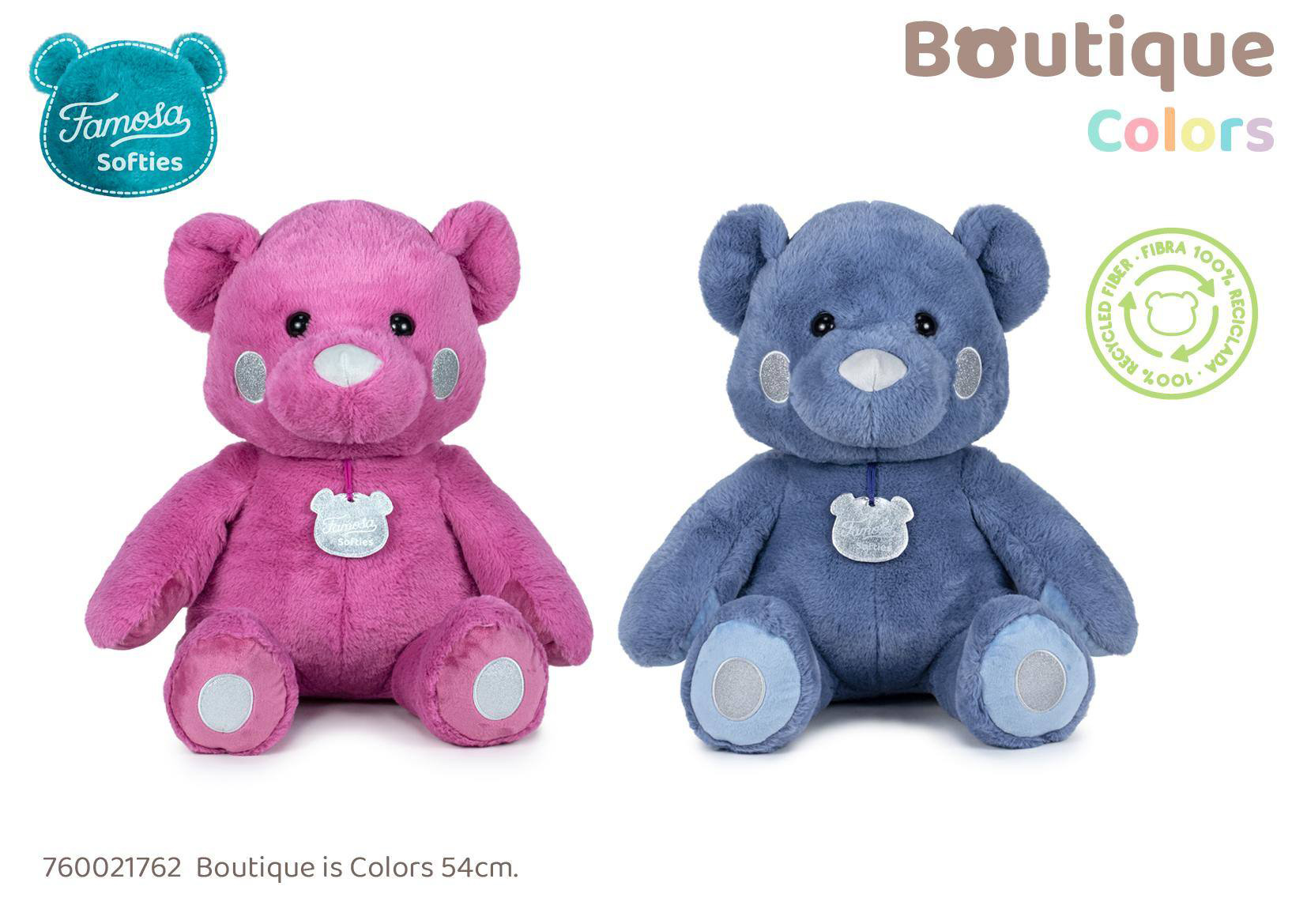 peluche boutique is colors 54cm surtidos    (famosa -760021762)