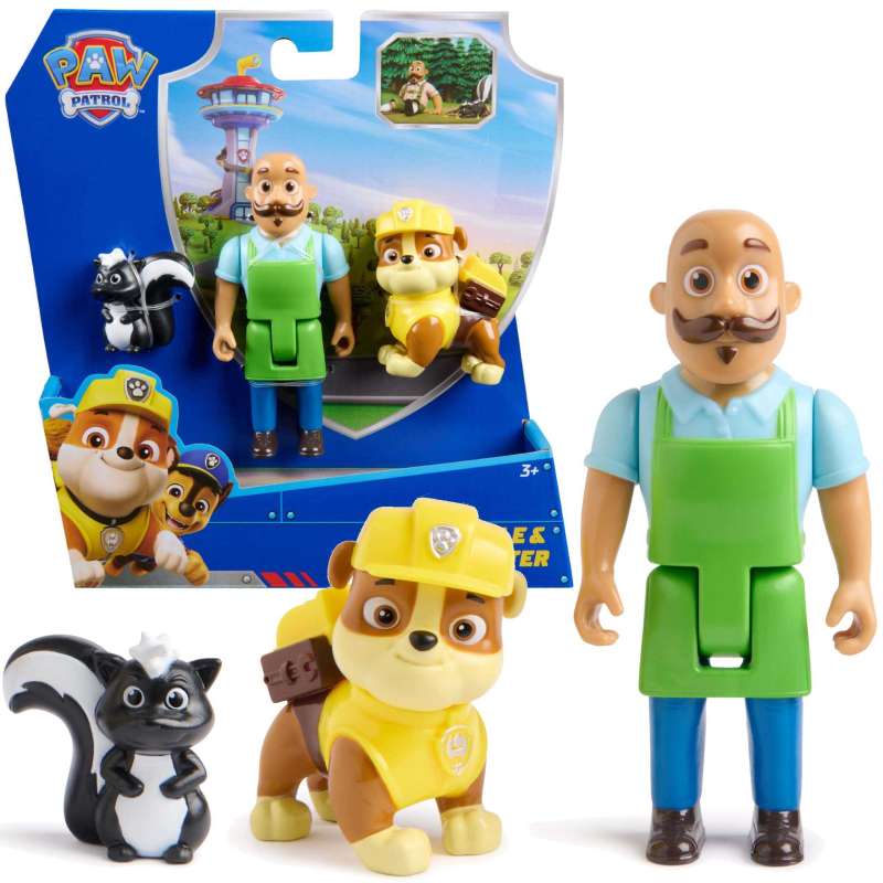 paw patrol story figure pack rubble (spin master - 6072996)
