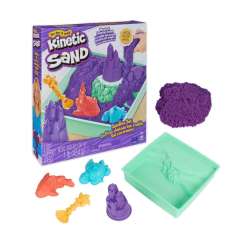 kinetic sand sandbox set morado (spin master - 6067477)