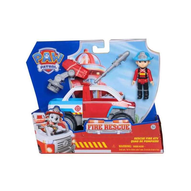 paw patrol fire rescue vehiculo ryder (spin master - 6073897)