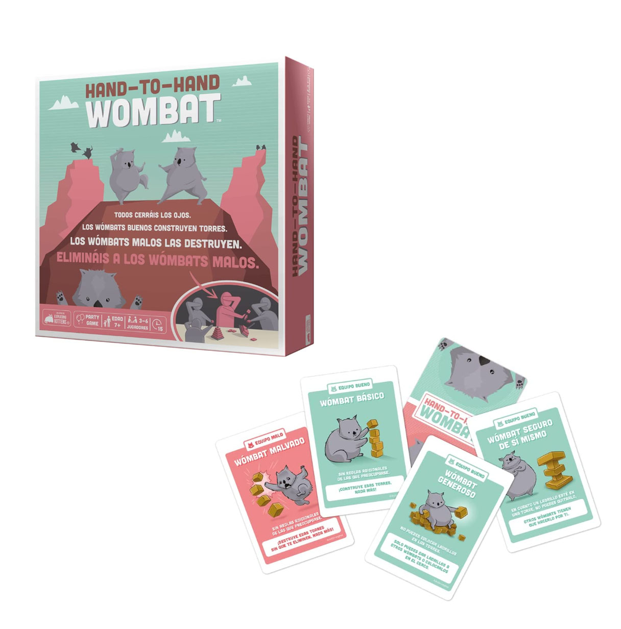 hand to hand wombat ( asmodee - ekiwom01es )