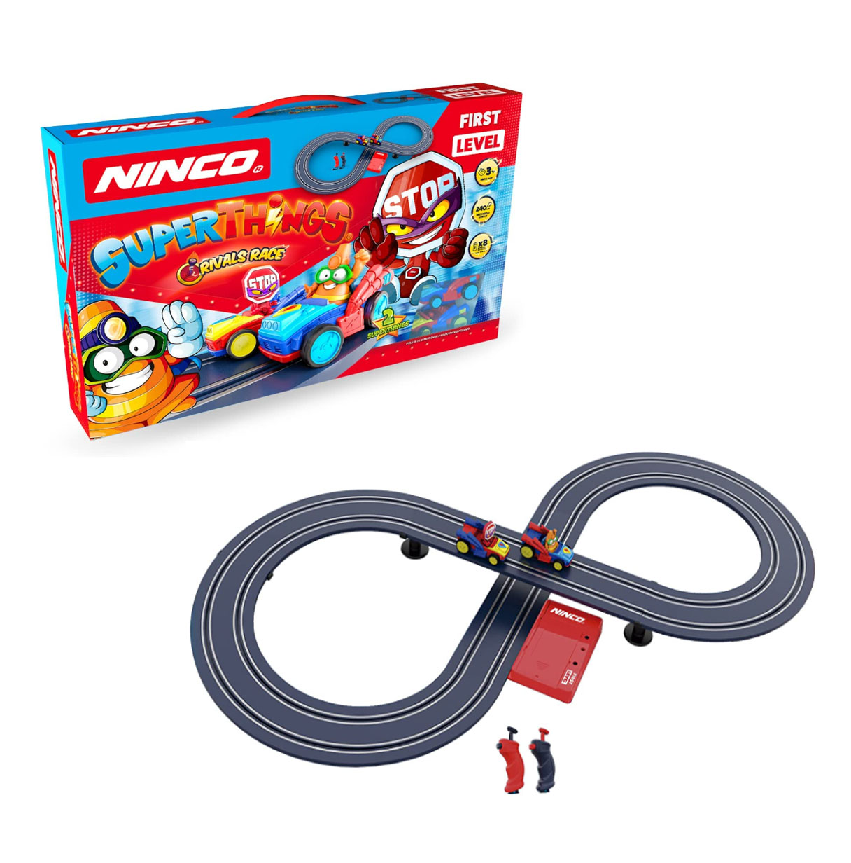 ninco circuito superthings rivals race  (fabrica de juguetes - 91017)