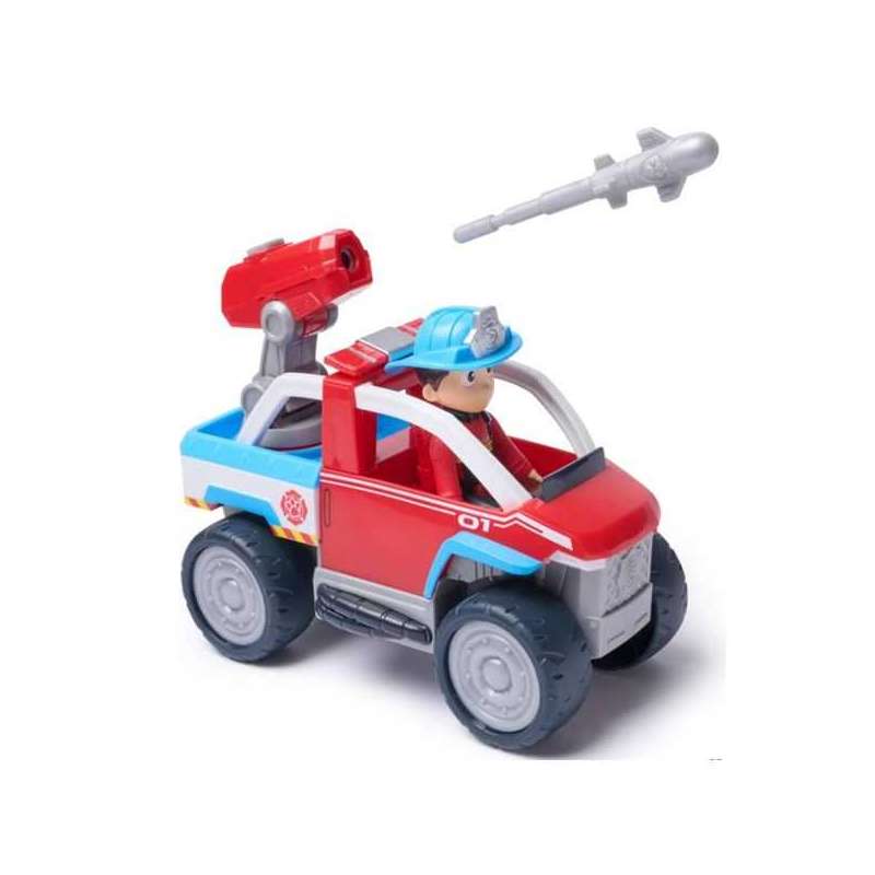 paw patrol fire rescue vehiculo ryder (spin master - 6073897)