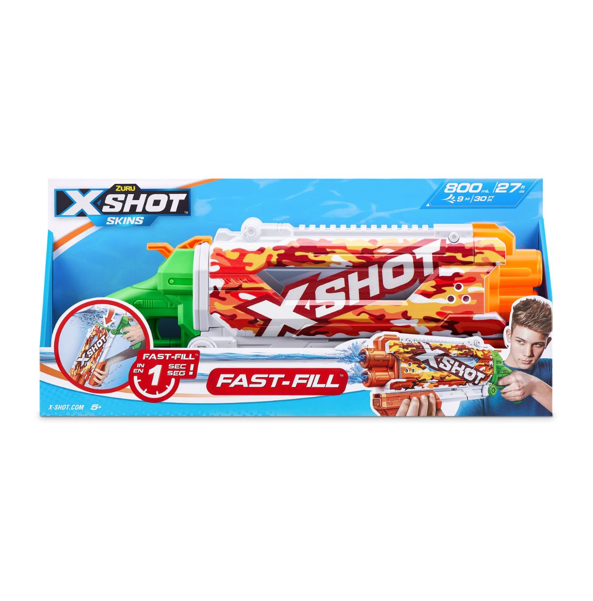 x-shot pistola de agua pump action (zuru - 11855)