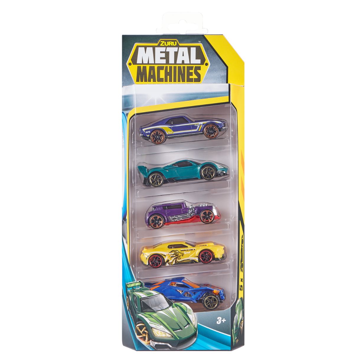 zuru metal machines pack 5 coches surtidos (6709)