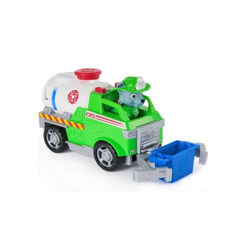 paw patrol fire rescue vehiculo rocky (spin master - 6072642)