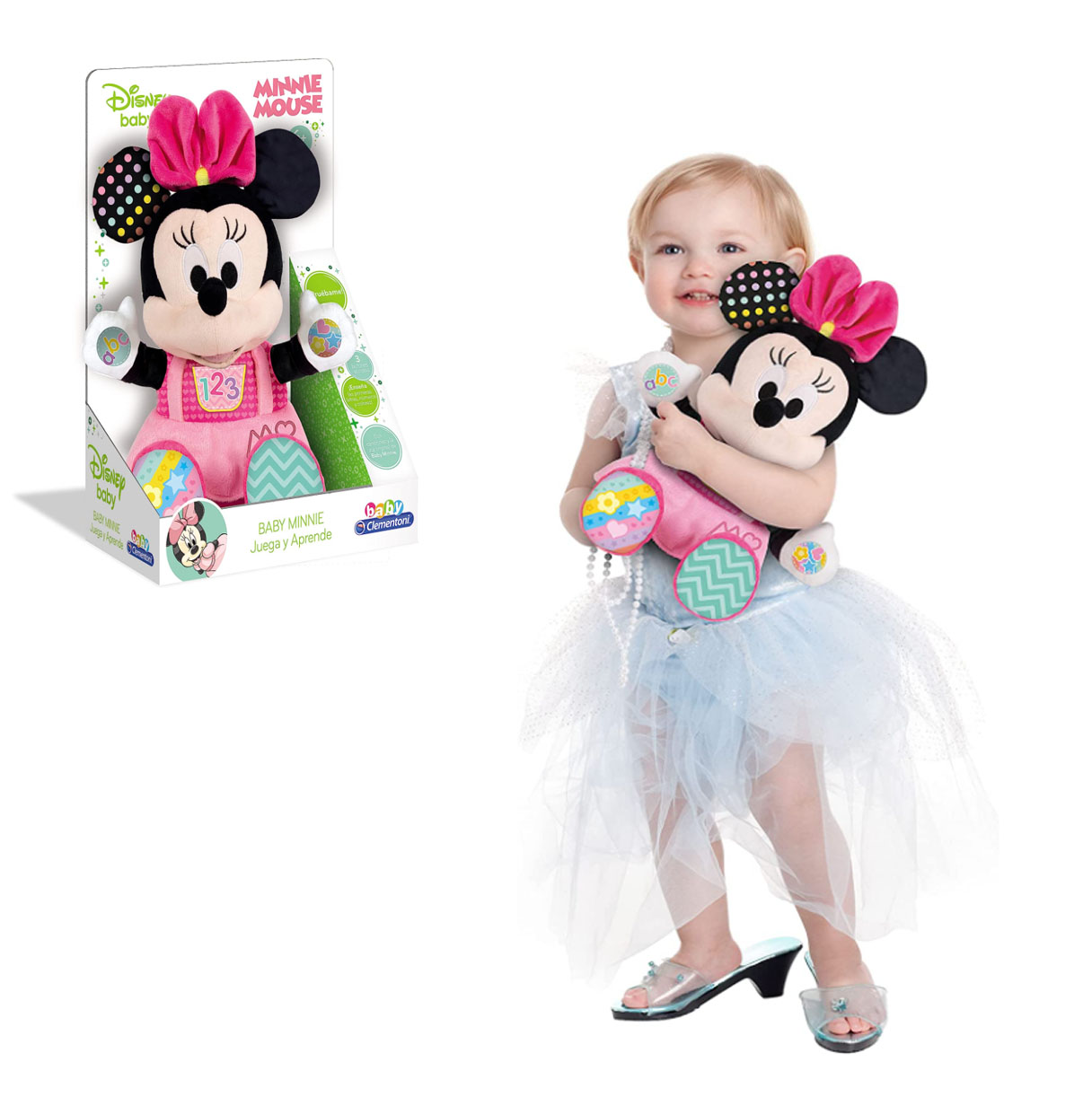 peluche baby minnie (clementoni - 55325)