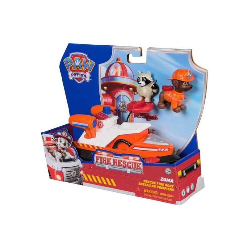 paw patrol fire rescue vehiculo zuma (spin master - 6072684)