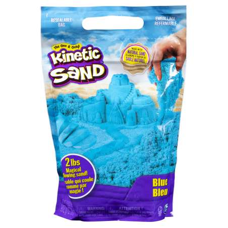 kinetic sand bolsa arena azul   (spin master - 6061464)