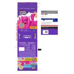 kinetic sand bolsa arena rosa    (spin master - 6047185)