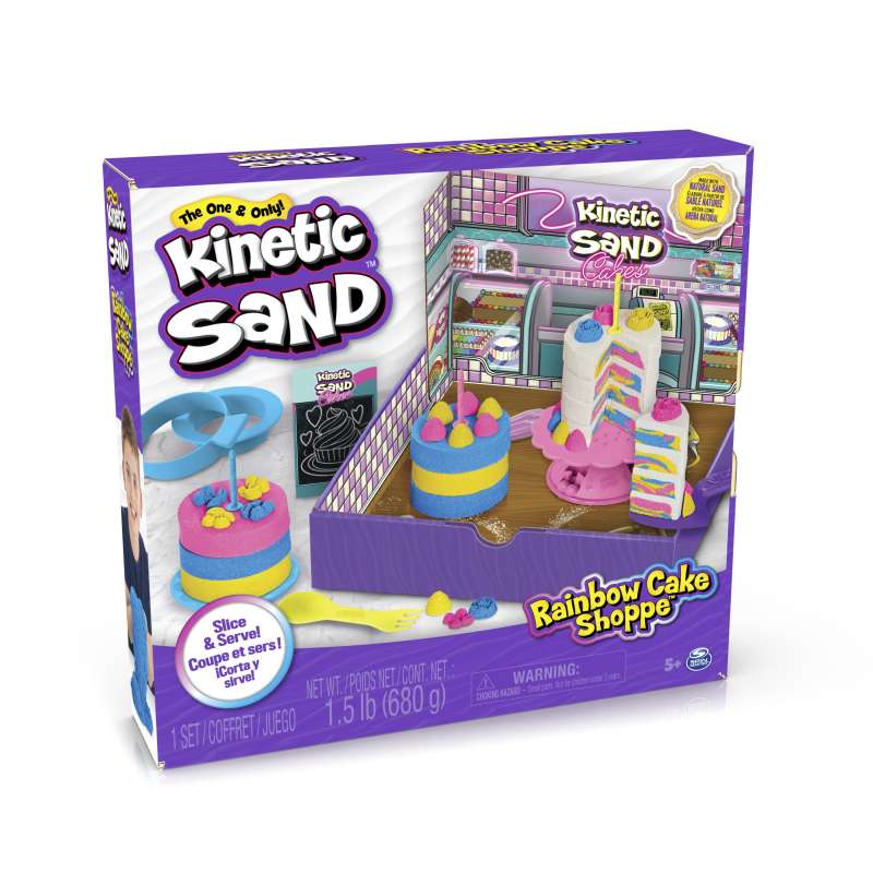 kinetic sand rainbow cake playset (spin master - 6068029) kinetic sand rainbow cake playset (spin master - 6068029)