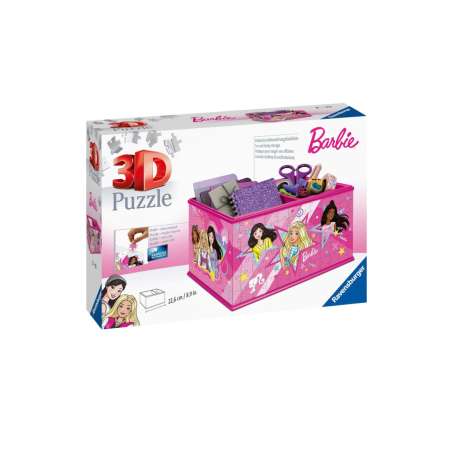 puzzle 3d 216 piezas storage box barbie ( ravensburger - 11584 )