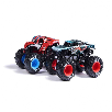 monster jam 1:64 iron man vs war machine (spin master - 6070555)