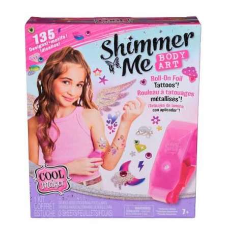 cool maker shimmer me bodyart studio (spin master - 6071786 )