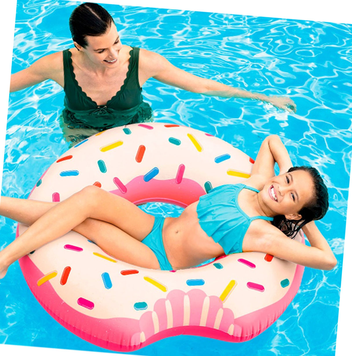 intex rueda donut rosa 94x23 cm  (56265)