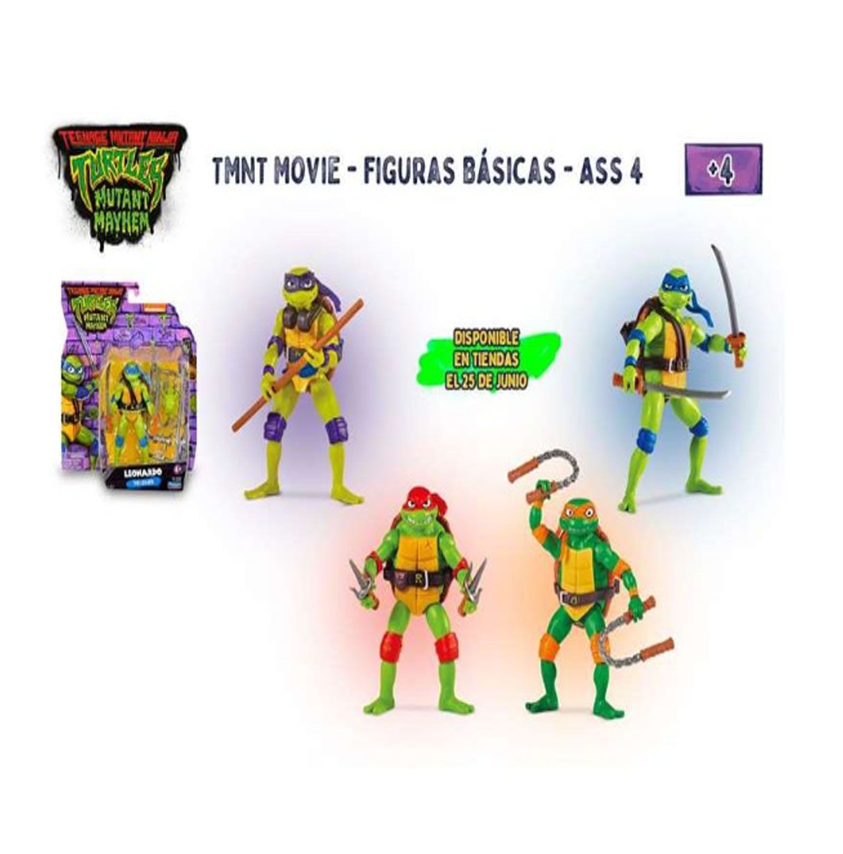 tmnt movie figuras basicas surtidas (fmosa - tu805000)