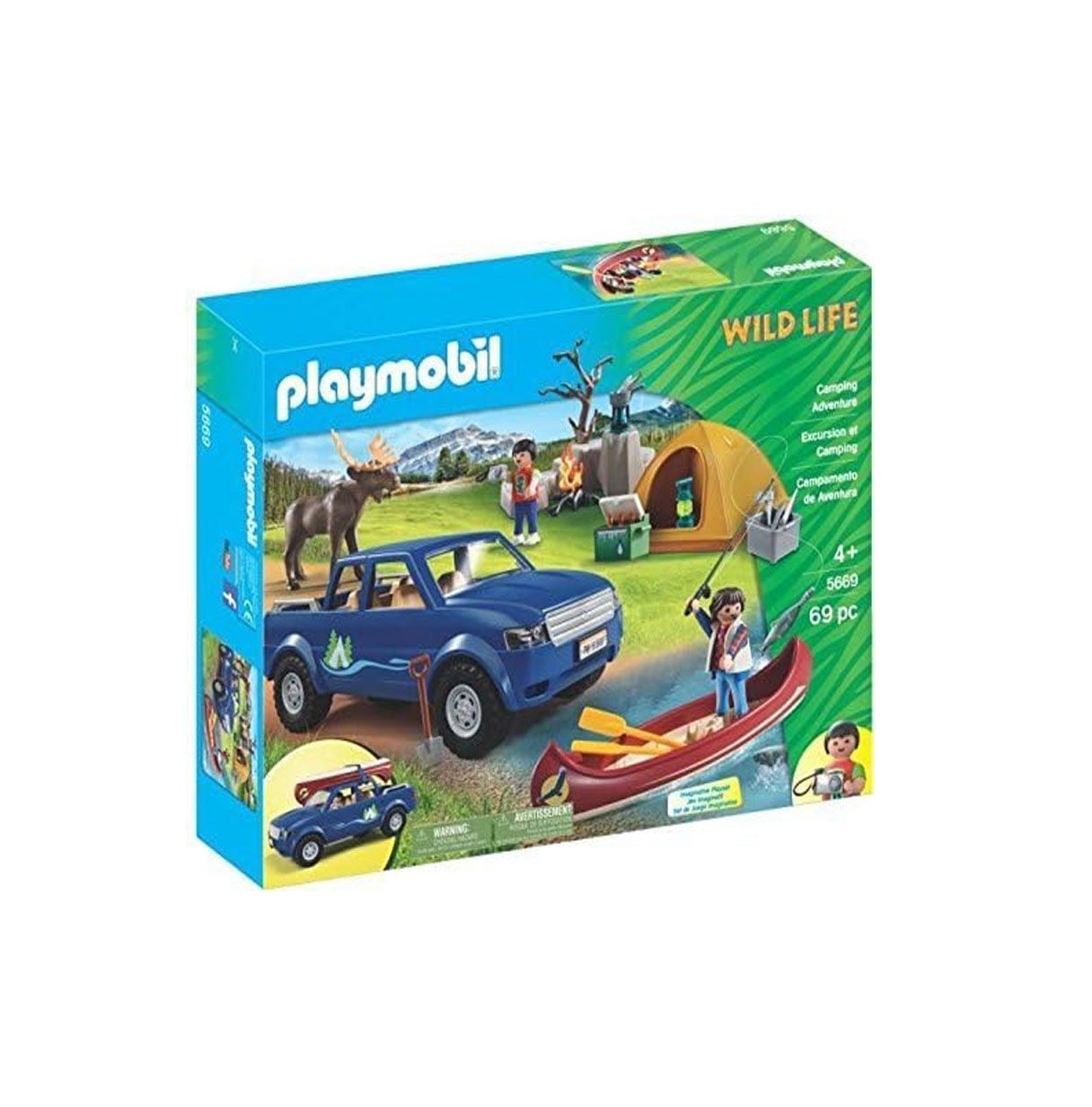playmobil club set camping   (5669)