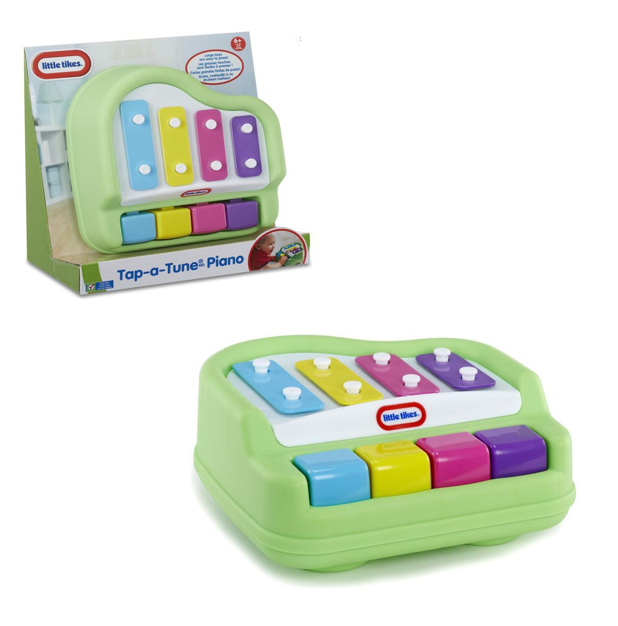 little tikes piano tap-a-tunes (mga - 642999)