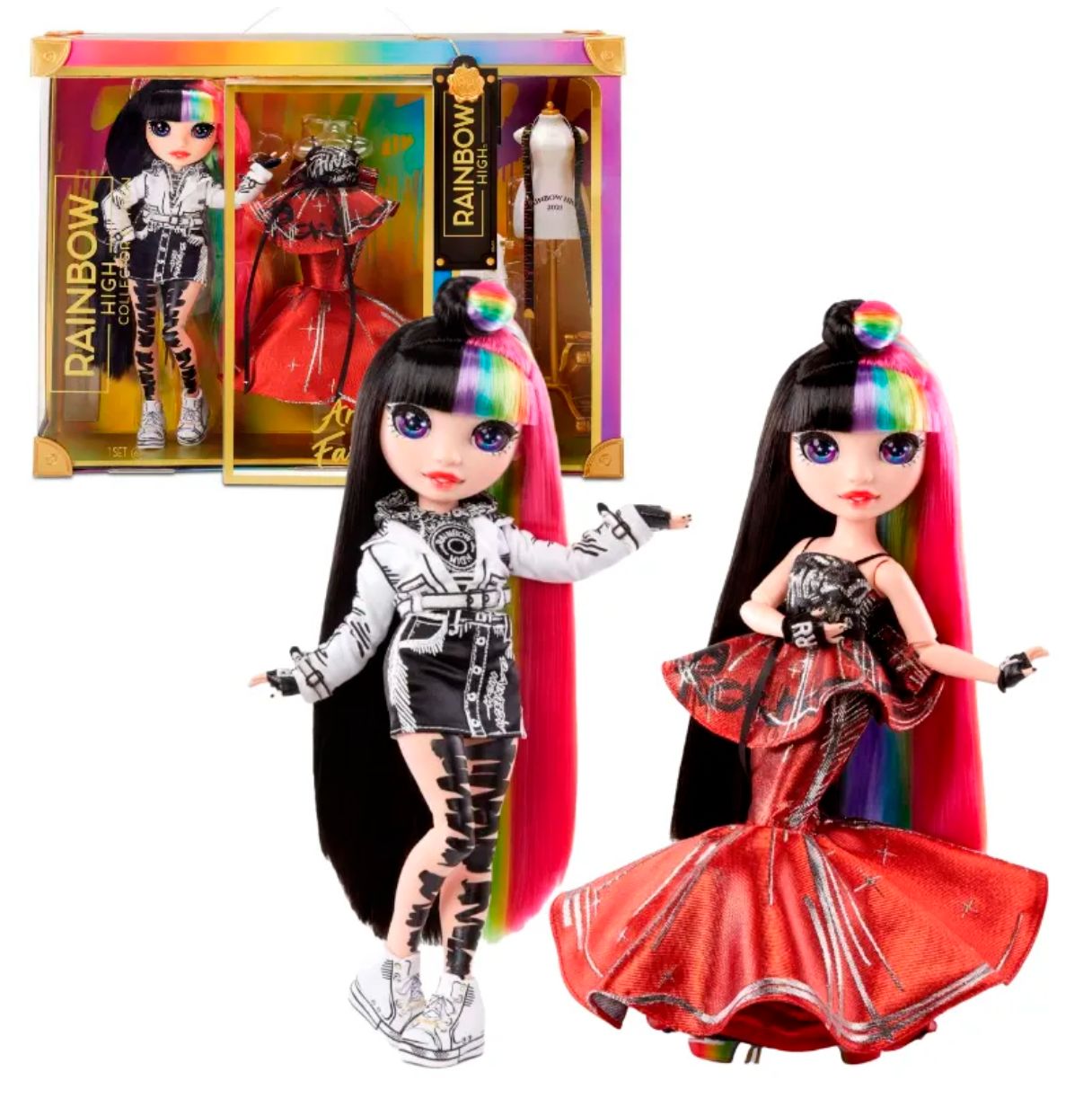 rainbow high collector doll jett dawson (mga - 576761euc)