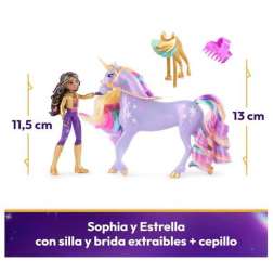 unicorn academy mini doll sophia+unicornio wildsta (spin master - 6066838)
