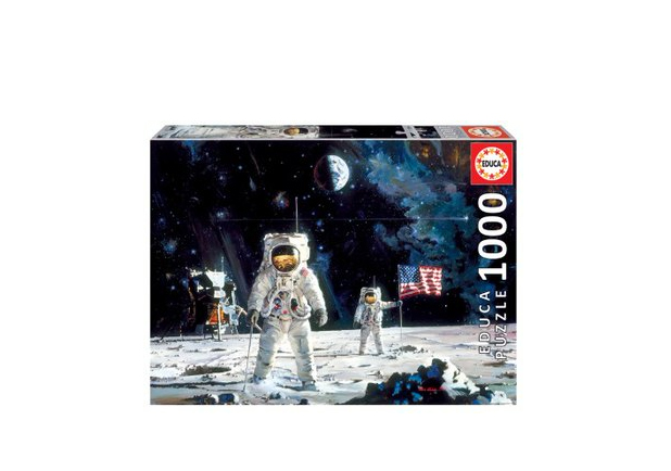 puzzle 1000 piezas primer hombre en la luna   (educa - 18459)