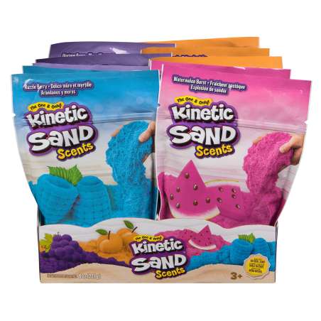 kinetic sand bolsas arena perfumadas (spin master - 6070194)