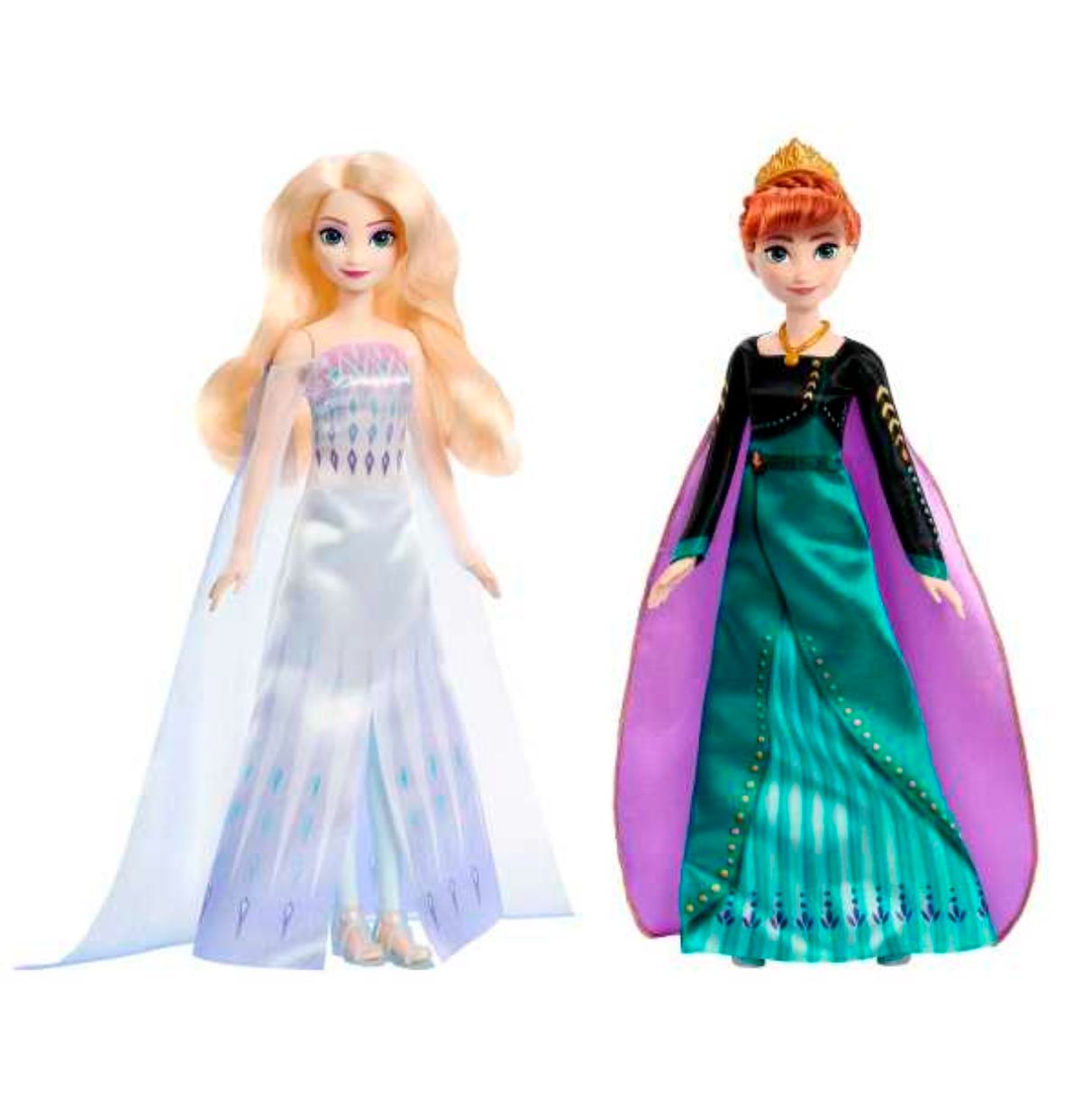 disney frozen muñecas reinas elsa y anna ( mattel - hmk51)