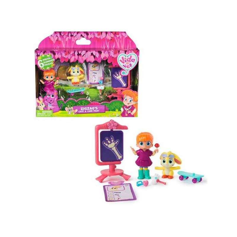 vida the vet figuras vida y zigzag story pack (spin master - 6071397)