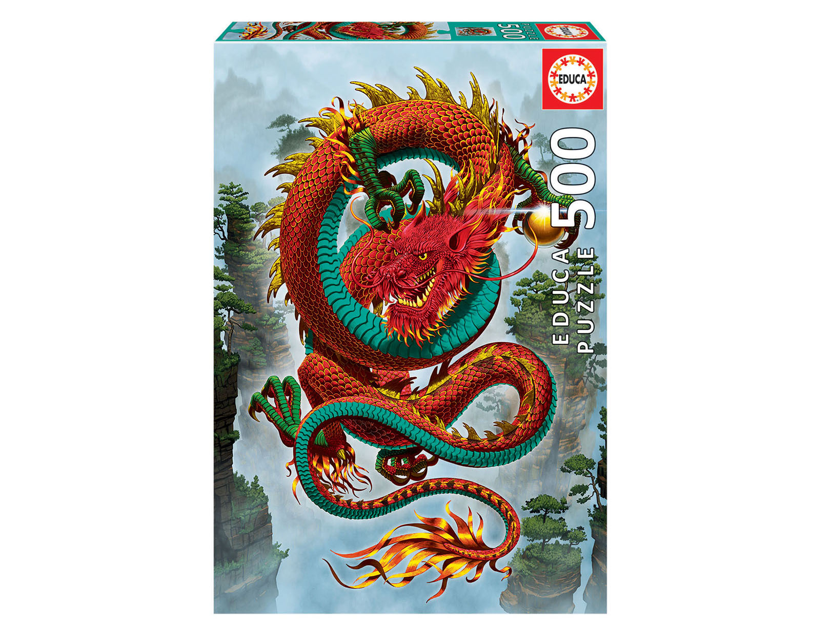 puzzle 500 pzas dragon buena fortuna