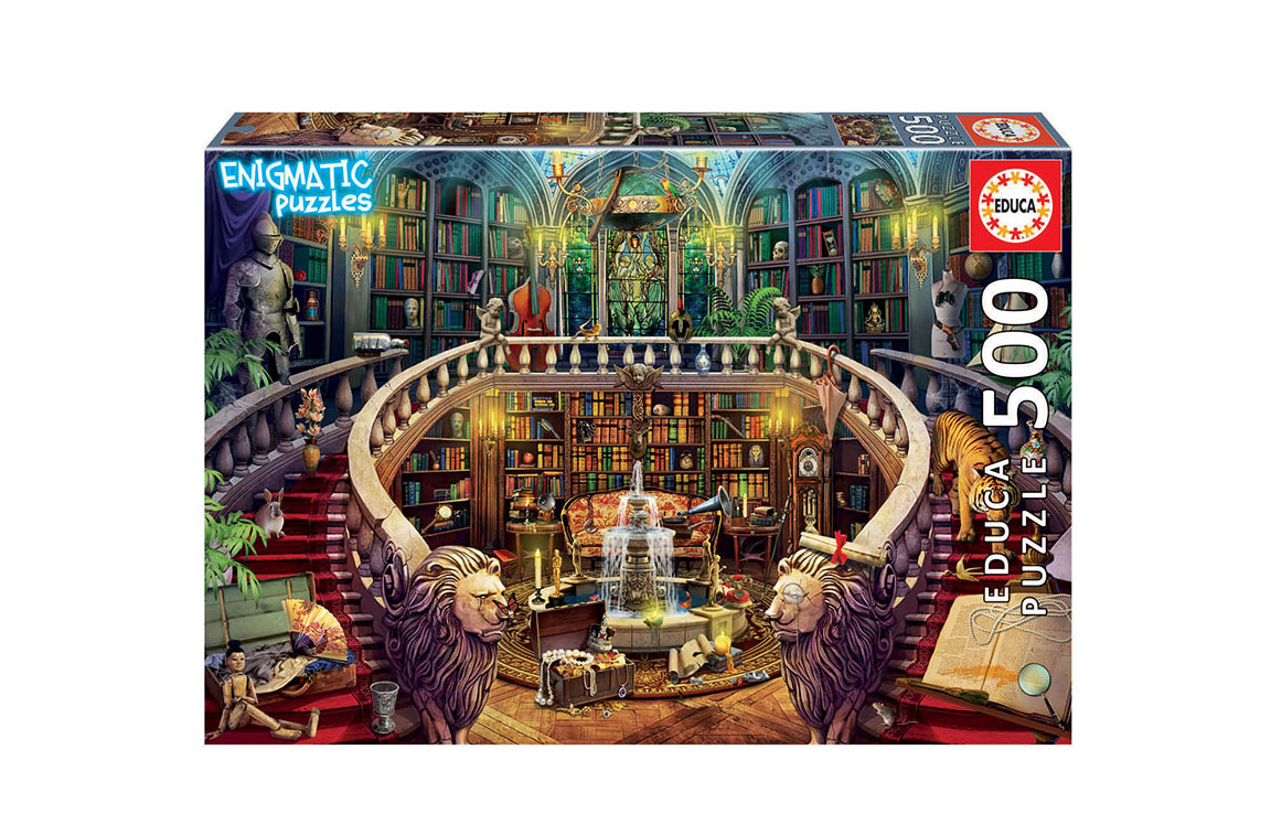 puzzle 500 pzas biblioteca (educa - 18479)