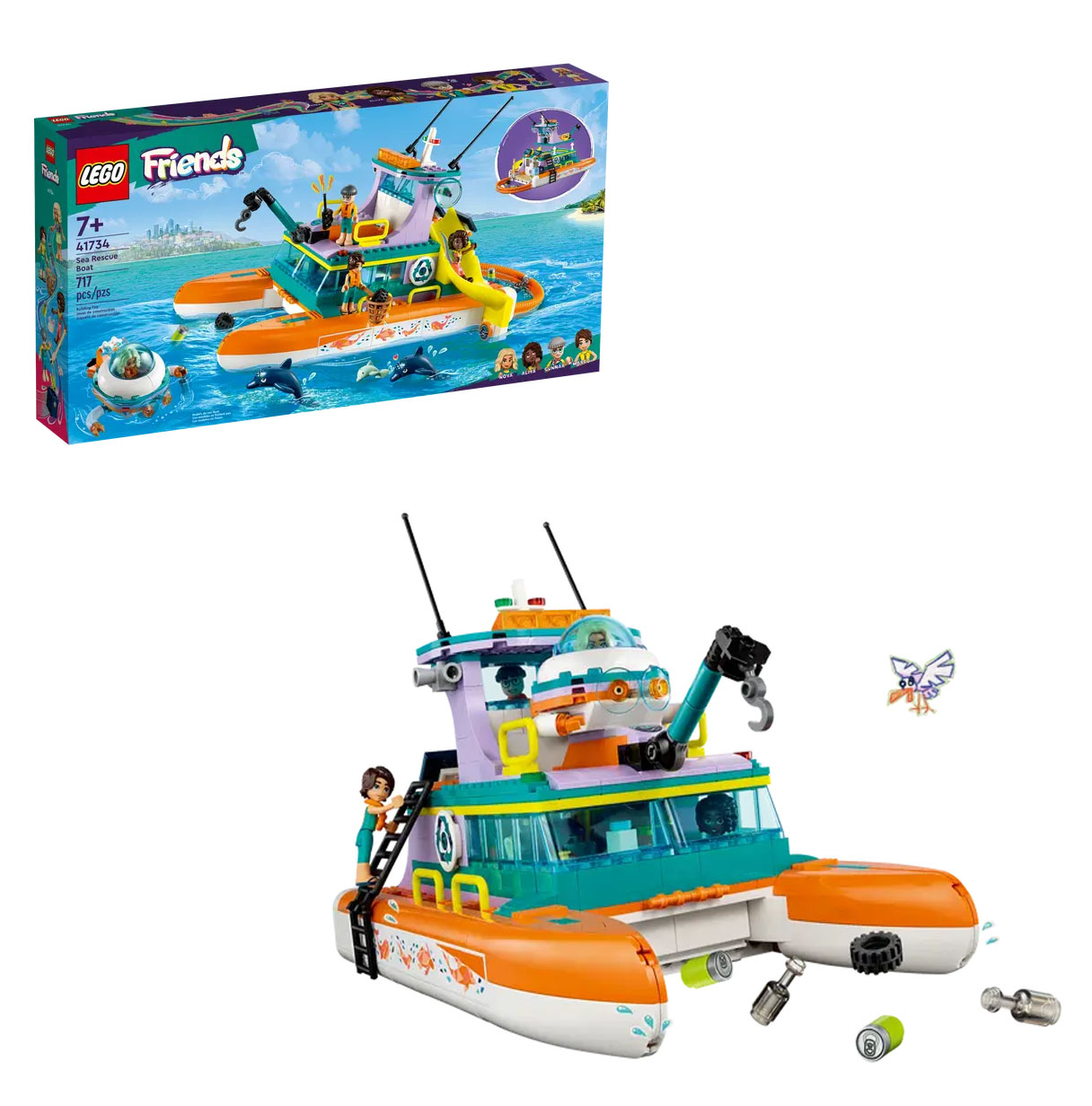 lego friends barco rescate maritimo (41734)