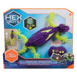 hex bots lagarto gecko brilla en la oscuridad (spin master - 6075451)