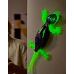 hex bots lagarto gecko brilla en la oscuridad (spin master - 6075451)