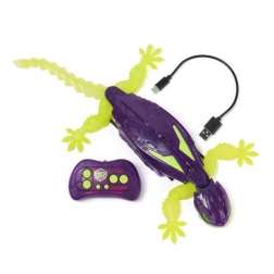 hex bots lagarto gecko brilla en la oscuridad (spin master - 6075451)