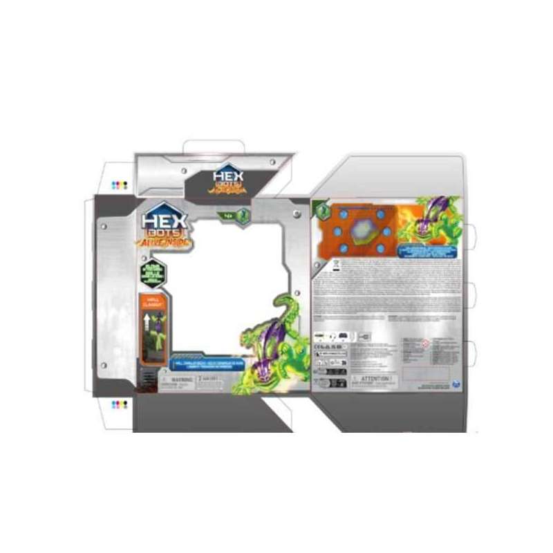 hex bots lagarto gecko brilla en la oscuridad (spin master - 6075451) hex bots lagarto gecko brilla en la oscuridad (spin master - 6075451)