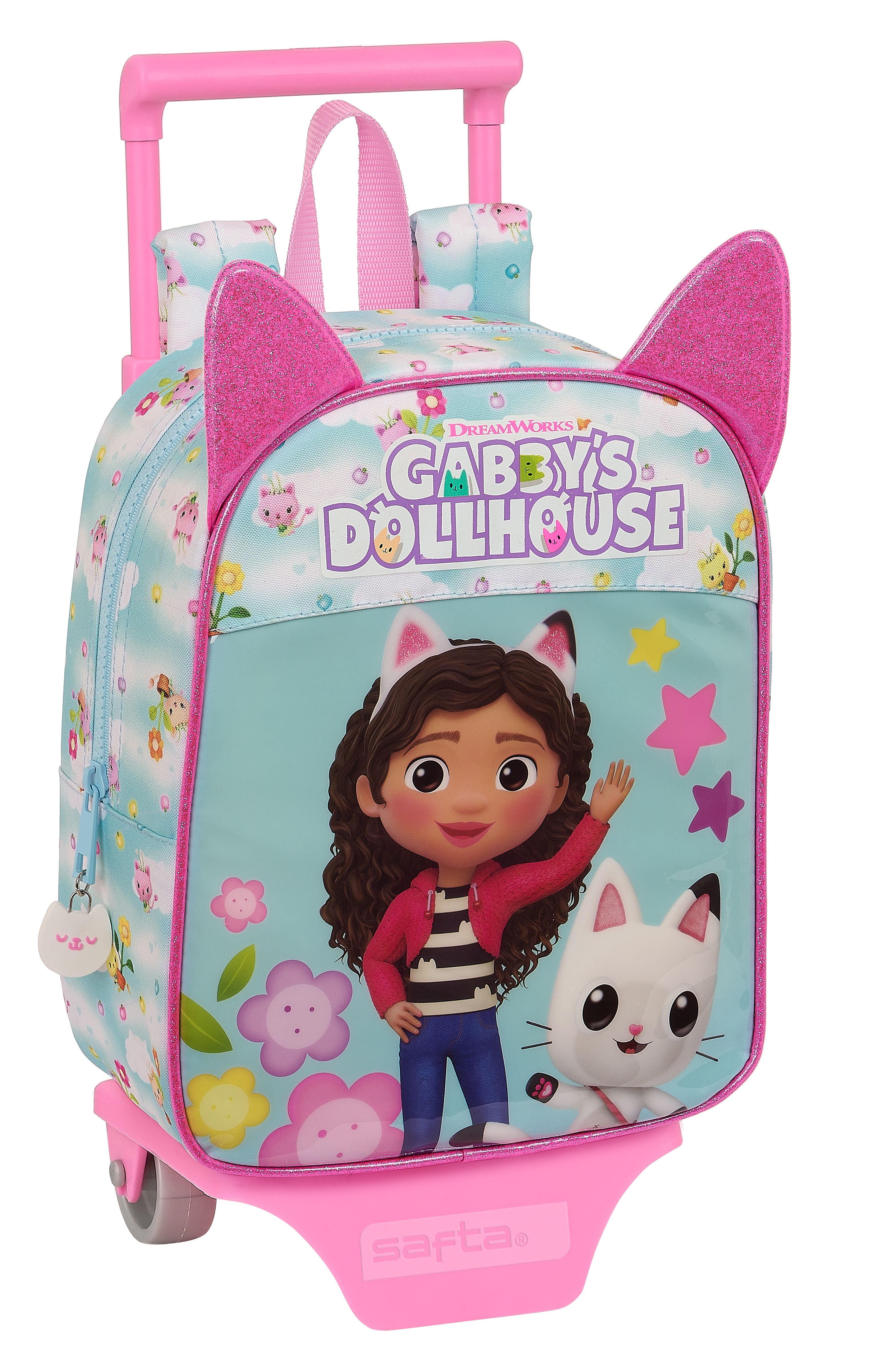 gabby´s dollhouse mochila con carro  (safta - 612327280)