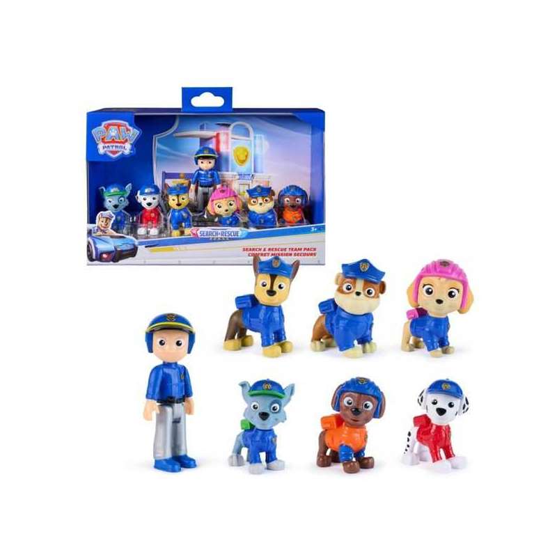 paw patrol gift pack figuras search & rescue (spin master - 6074759)