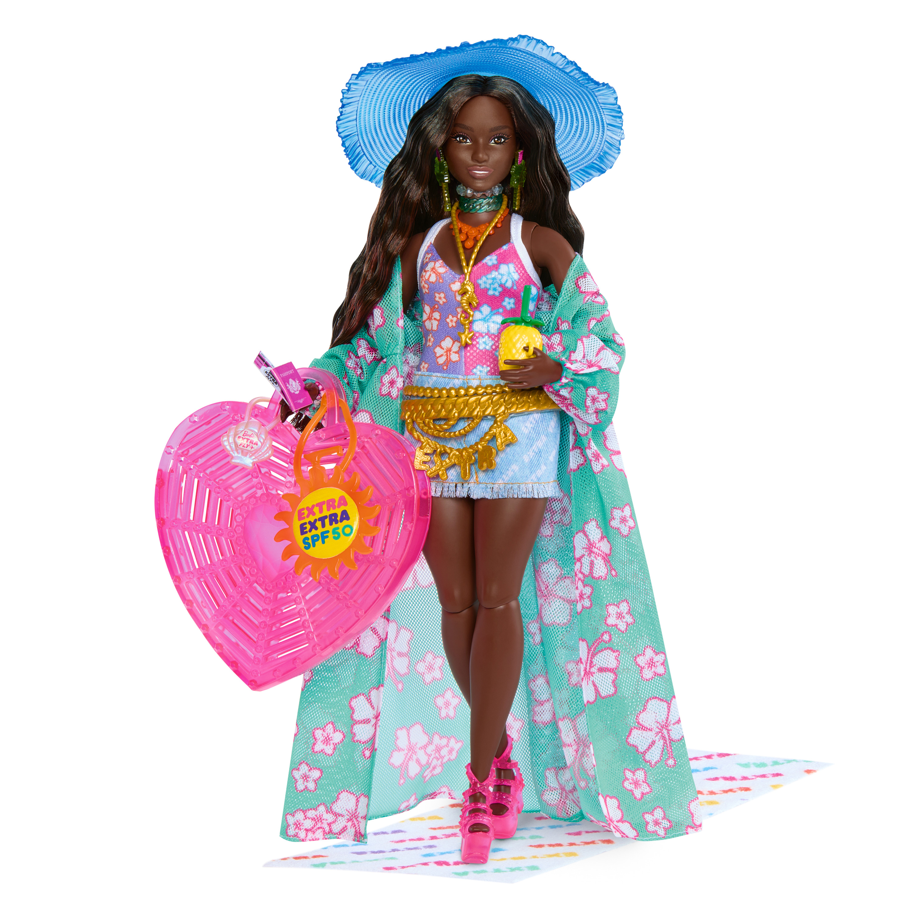 barbie extra fly muñeca playa (mattel  - hpb14)