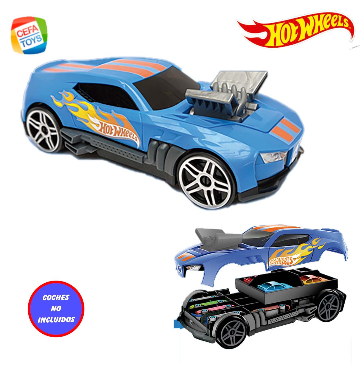 hot wheels coche de carreras 2 en 1 (cefa - 04622)