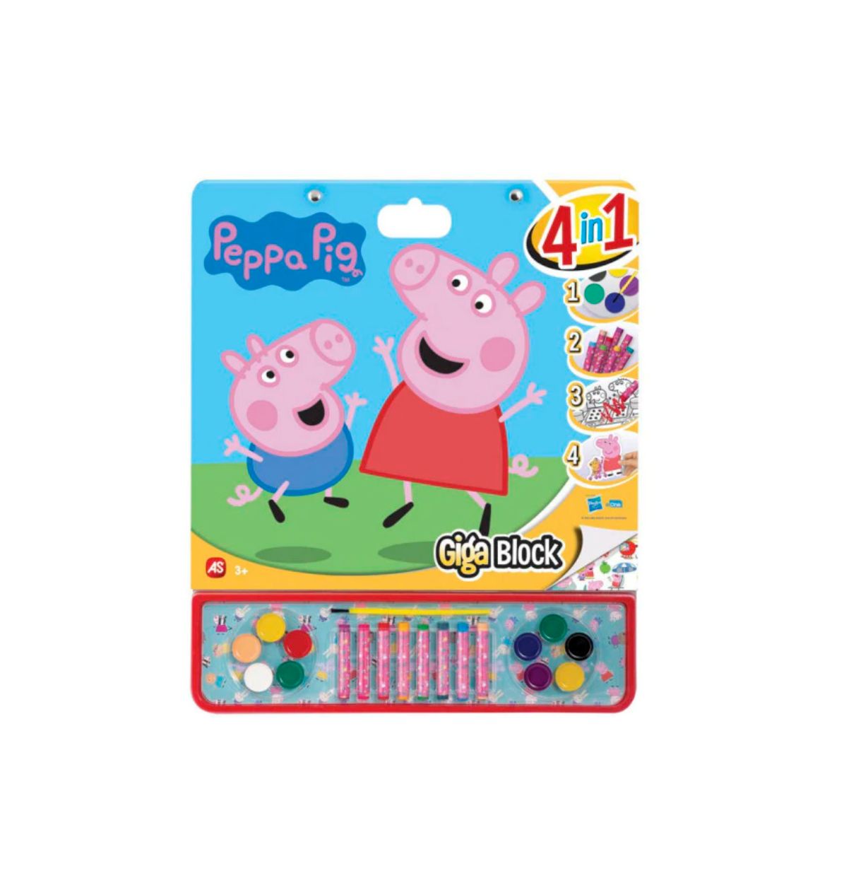 giga block peppa pig 4 en 1 (cefa - 21867)