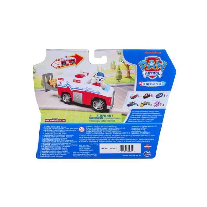 paw patrol vehiculo search & rescue marshall (spin master - 6074776)