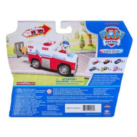 paw patrol vehiculo search & rescue marshall (spin master - 6074776)